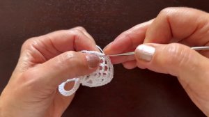 Как связать крючком колокольчик на елку - #10