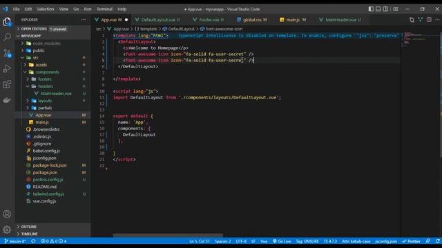 VueJS 3 Full Tutorial - #11 Using FontAwesome Icons in VueJS смотреть онлайн