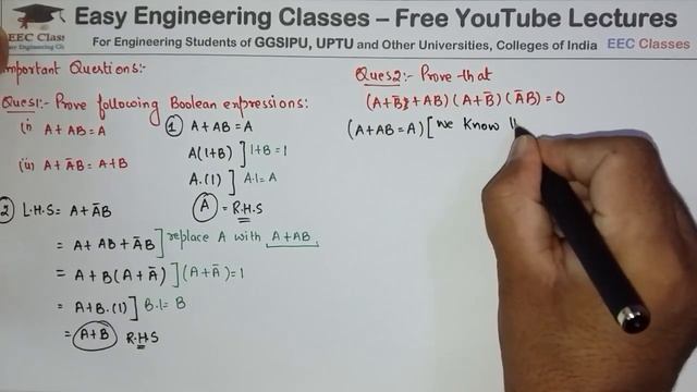 Boolean Expression Solved Examples | Digital Electronics - STLD Lectures смотреть онлайн