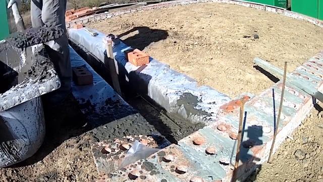 "Фундамент под внутренние не несущие стены " [ Фундамент в одиночку ] часть 2 смотреть онлайн