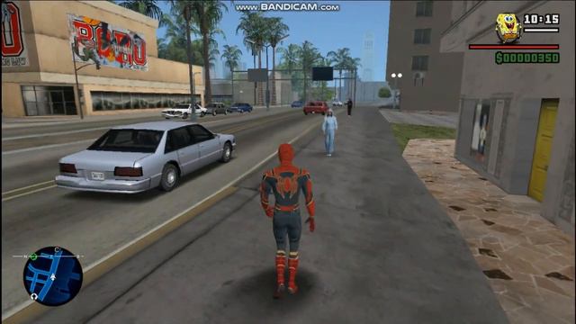 Grand Theft Auto San Andreas   Spiderman 2020 mod Iron Spider Armor Suit Gameplay