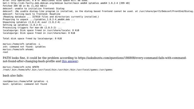 Every root command fails with "command not found" through ssh, but works in VNC console? смотреть онлайн