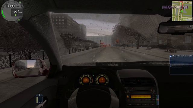 City Car Driving Steam Edition 'Snowy Evening' PC Gameplay 1080p 60fps смотреть онлайн