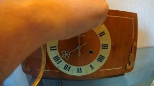 Советские каминные часы Янтарь. Бой и механизм