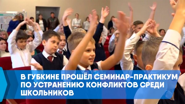 В Губкине прошёл семинар-практикум по устранению конфликтов среди школьников