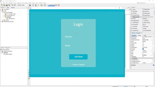 Como Criar uma Tela de Login no Java! #1 - Layout Inicial смотреть онлайн