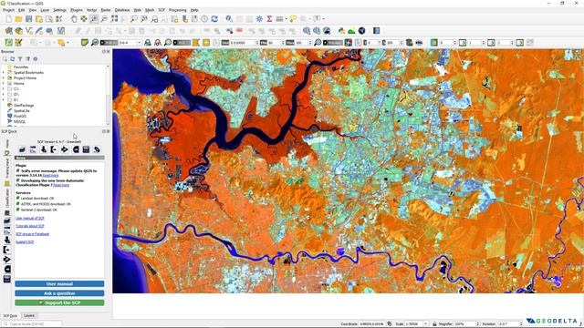 Landsat 8 Image Classification using QGIS смотреть онлайн