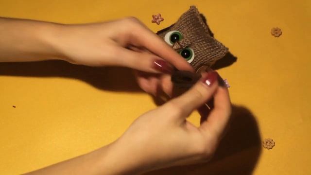 Игрушка сова своими руками.DIY:Сute owl plush.