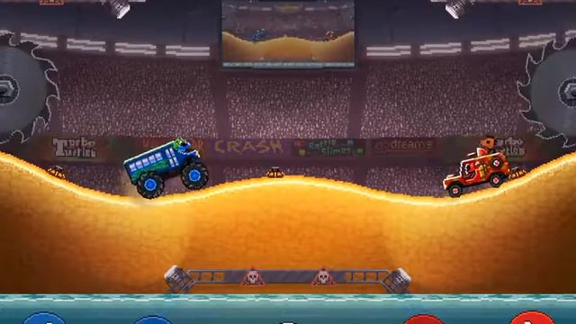Drive Ahead! Replay: Автобус-монстр vs. Ган-трак. смотреть онлайн
