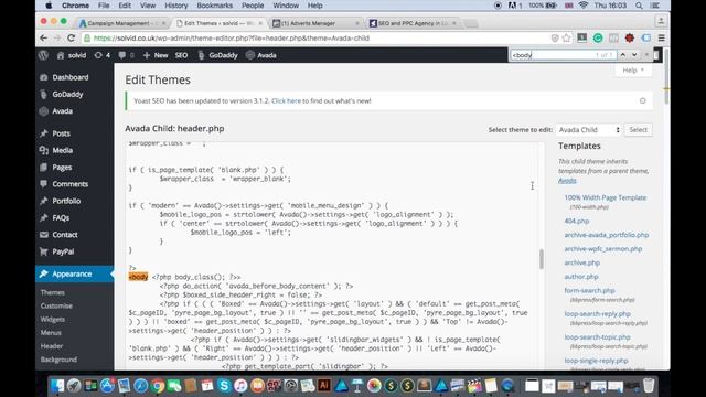 Installing Google Remarketing Tag (Wordpress)