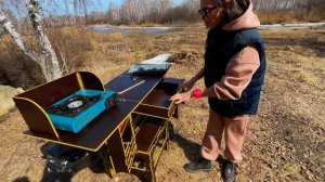 Складная кухня для кемпинга КУБ - отдых на природе с комфортом! Подробный обзор