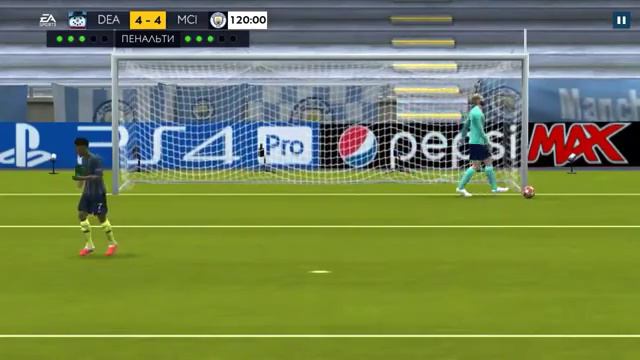 Серия пенальти Fifa mobile! Manchester city! смотреть онлайн