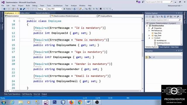 22 | StringLength Data Annotation In ASP.NET MVC | Data Annotation | Form Validation (Hindi/Urdu) смотреть онлайн