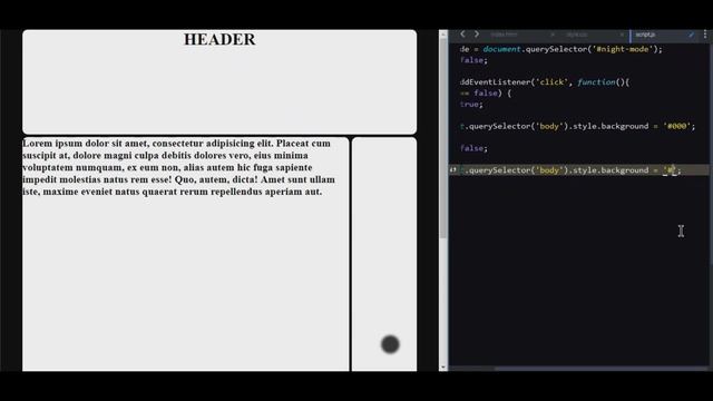 Как сделать НОЧНОЙ РЕЖИМ на сайте. #Night Mode на #JS смотреть онлайн