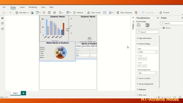 Power BI for Beginners, How to increase the page size or canvas size in power BI dashboard смотреть онлайн