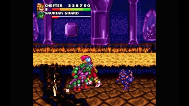 Super Nintendo (Snes) 16-bit Stone Protectors Stage 10