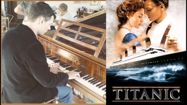 TITANIC - Promenade/Butterfly Comb - piano solo смотреть онлайн