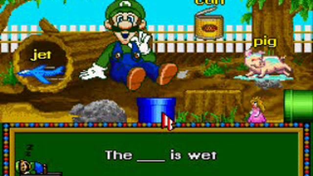 Let's ABC SNES Mario's Early Years - Fun with Letters смотреть онлайн