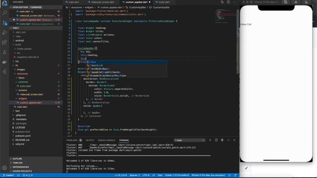Flutter - Video Calls App (Speed Code) - Part 02 - Custom AppBar смотреть онлайн