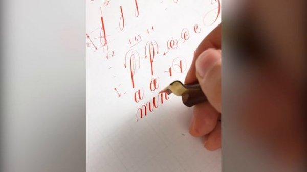 Как писать строчные буквы Copperplate. Соединения. Nikolietta Live.