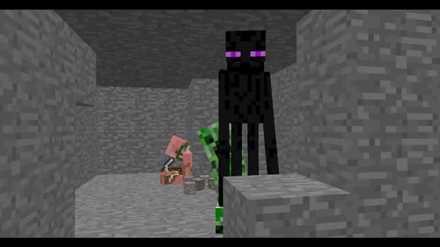 Monster School Mining Minecraft Animation смотреть онлайн