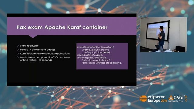 Testing OSGi applications смотреть онлайн