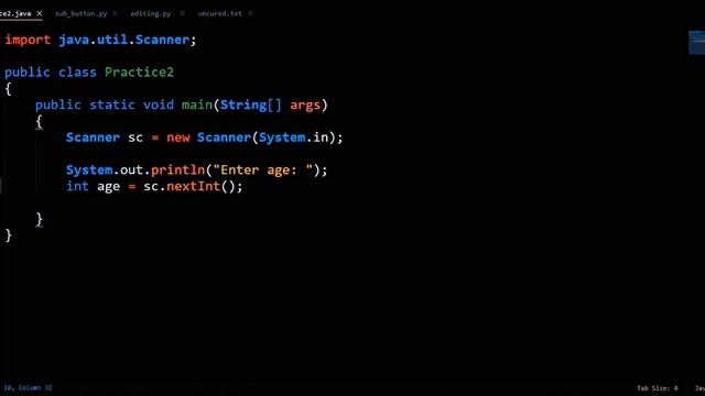 Java User Input смотреть онлайн