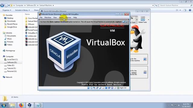 Install MikroTik RouterOS On Virtualbox