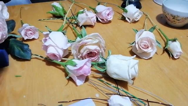 Один день из творческой жизни. Занимаюсь розами.