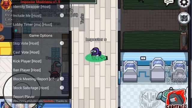 Among us Mod menu 2021.4.2 смотреть онлайн
