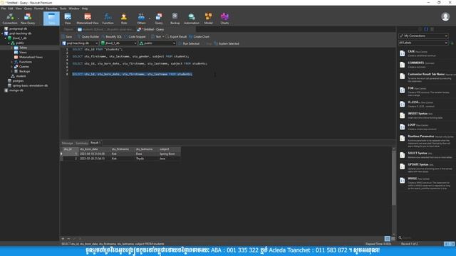 Java Full Stack Web Development - Spring Data JPA @Basic & Column Length Day 60 | MengSreang Channe смотреть онлайн