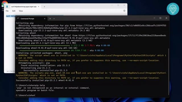 How to Install PIP in Visual Studio Code | PIP in VSCode (2023) смотреть онлайн