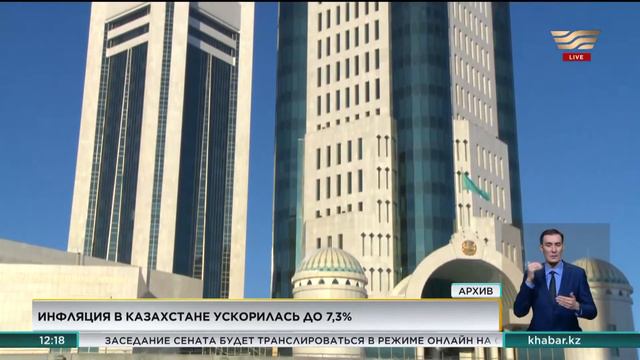 Инфляция ускорилась до 7,3% в Казахстане смотреть онлайн