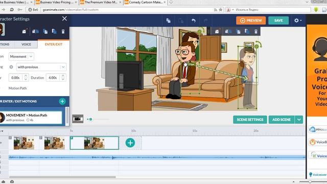 Как создавать анимационные видео-презентации в GoAnimate? смотреть онлайн