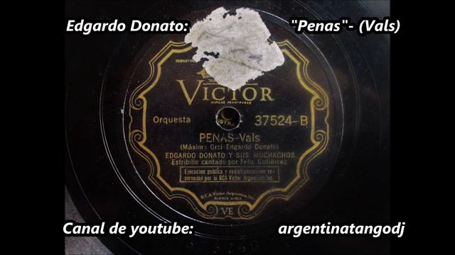 Edgardo Donato - Penas - Vals смотреть онлайн