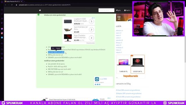 Kötü Bilgisayarla VIDEO EDIT Nasıl Yapılır? ? After Effects & Premiere Pro Sistem Gereksinimleri смотреть онлайн