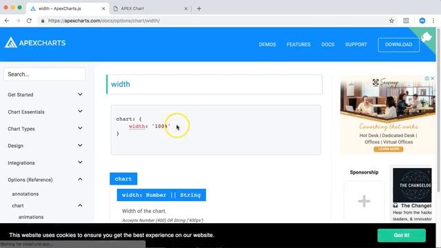 APEXcharts JS adjusting the width [3/4] смотреть онлайн