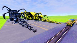 БОЛЬШОЙ И МАЛЕНЬКИЙ ВЕНОН И РОСОМАХА ПРОТИВ ПОРТАЛЬНОЙ ЛОВУШКИ | BeamNG.drive