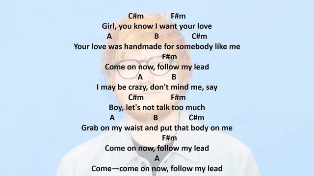 Shape of You - Ed Sheeran (lyrics and chords) смотреть онлайн