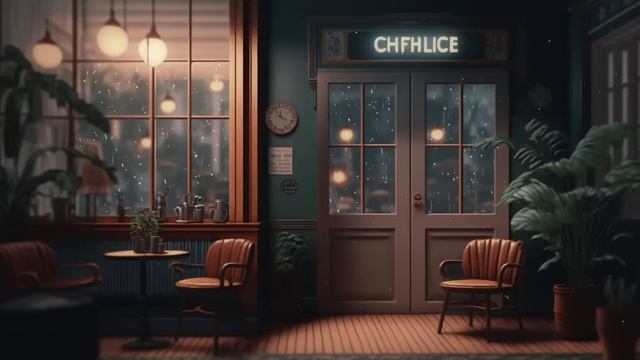 Rainy Night Cafe ☂️ Rain Lofi With Rain Sound For Souls In Need Of Relaxing ☂️ Lofi Café