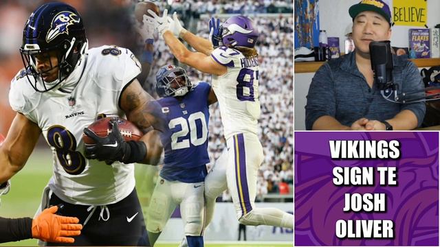 Minnesota Vikings Sign TE Josh Oliver: The Best Blocking Tight End in the NFL смотреть онлайн