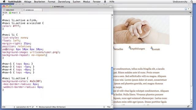Undsoversity - HTML/CSS-Grundlagen - Hauptnavigation mit Icons 1 смотреть онлайн