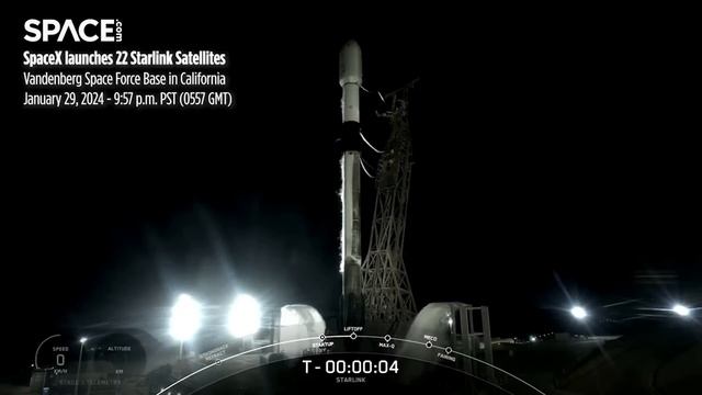 SpaceX completes Starlink doubleheader with launches from Florida and California смотреть онлайн