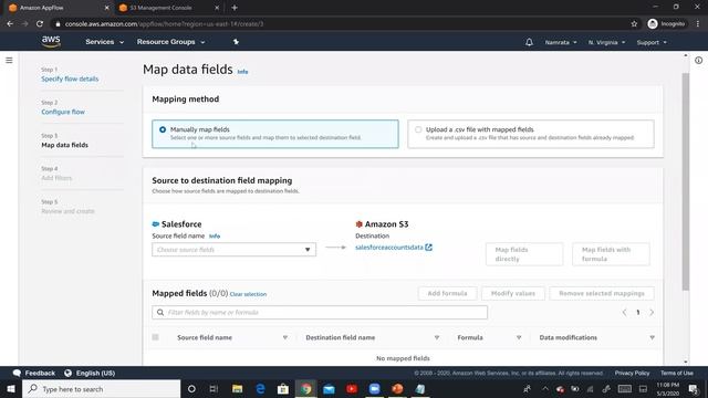 AWS Tutorial - Amazon AppFlow - Transfer data from Salesforce to S3 смотреть онлайн