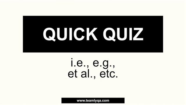 e.g., i.e., et al., etc. (Latin abbreviations) - English Grammar | CSE and UPCAT Review смотреть онлайн