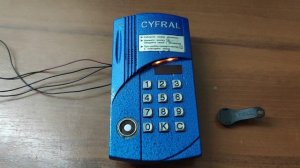 Домофон «CYFRAL CCD-2094.1» с альтернативной прошивкой — смена мастер-кода и запись мастер-ключа.