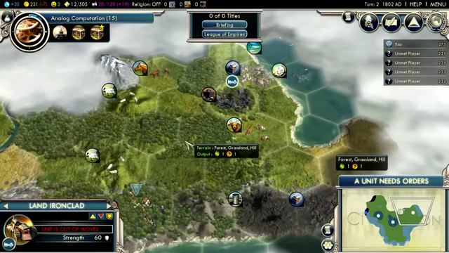 Civilization V - Empires of the Smoky Skies Episode 1 смотреть онлайн