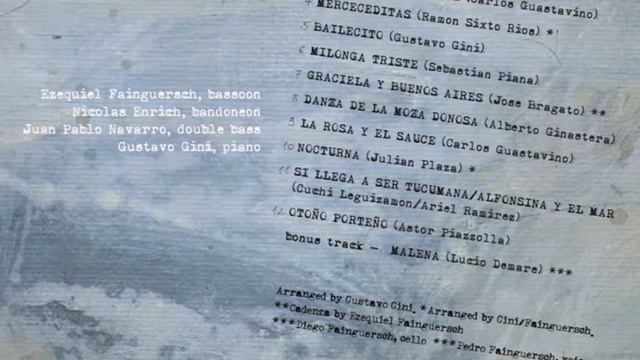 La Rosa y el Sauce Carlos Guastavino Ezequiel Fainguersch bassoon смотреть онлайн