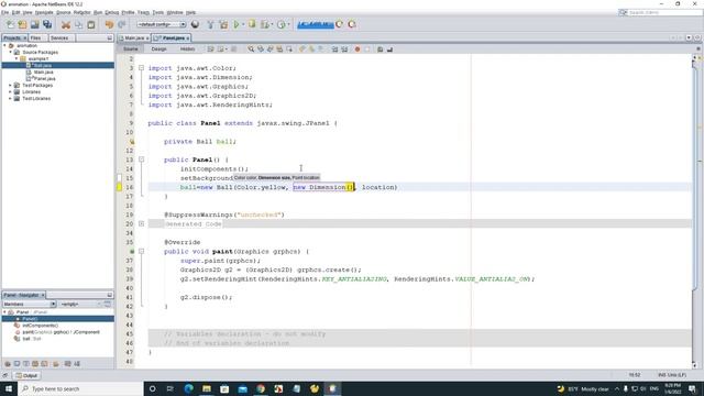 Java Swing Animation Tutorial - Example 1 смотреть онлайн