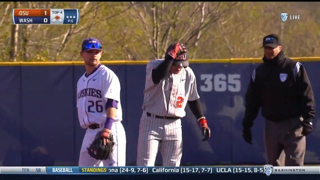 Oregon State Baseball - 4/14/17 vs. UW смотреть онлайн